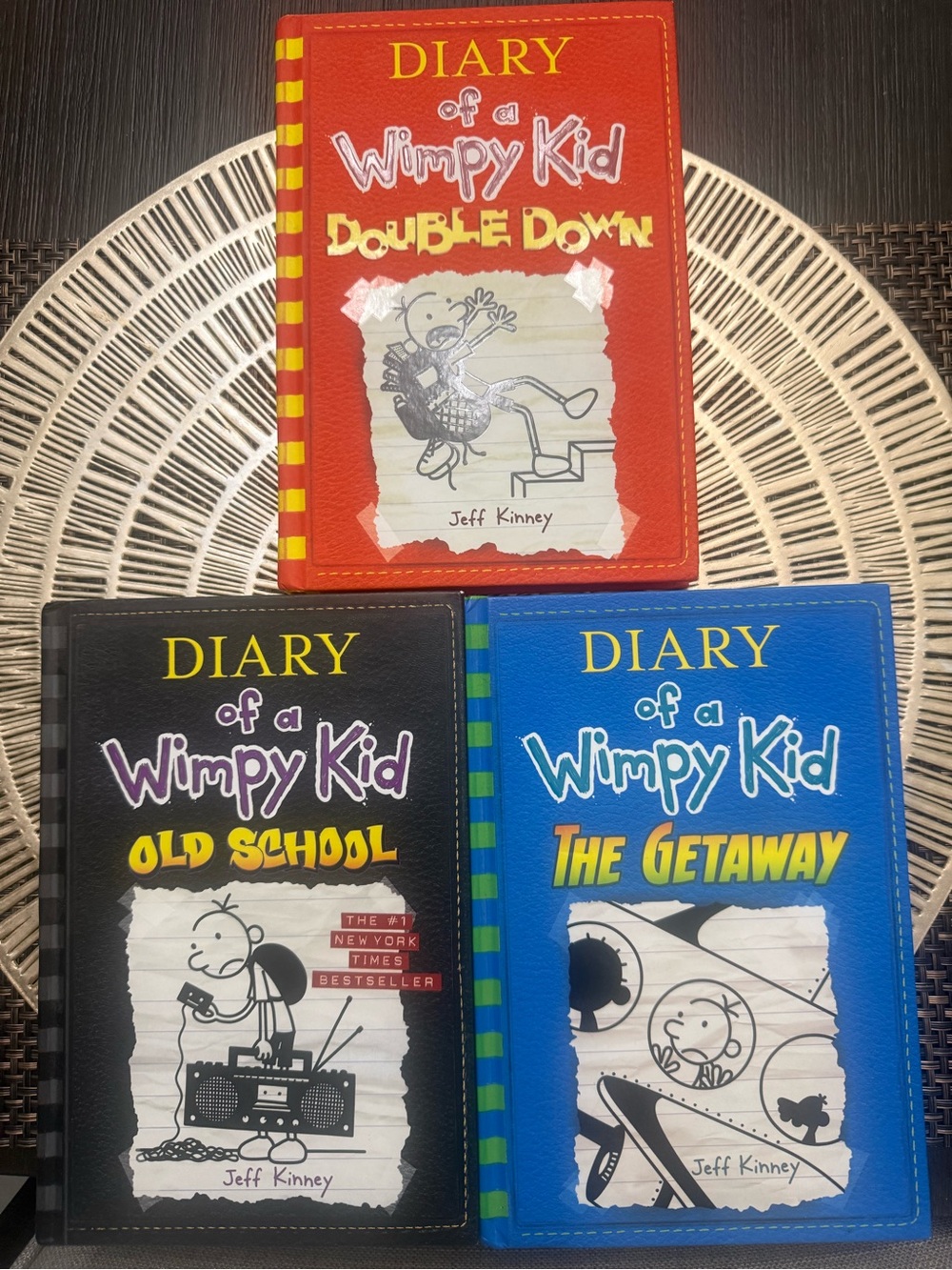 Diary of a Wimpy Kid Hardcover Set - Red, Black, Blue